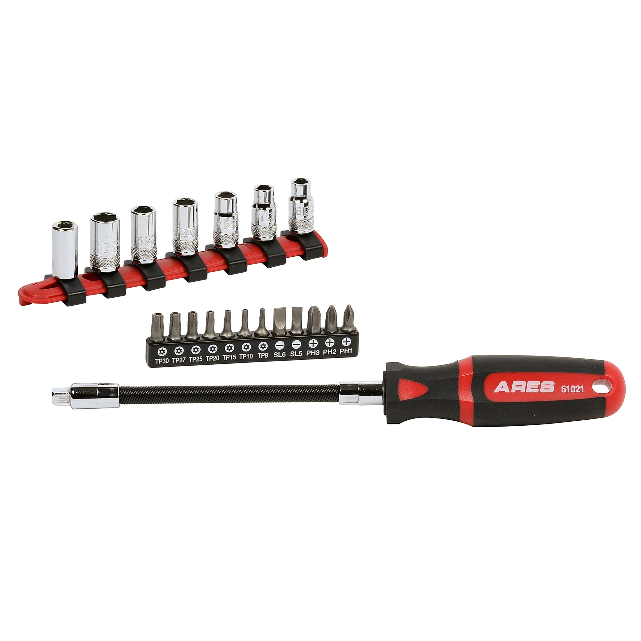 20-Piece Multipurpose Flexible Driver Set – ARES Tool, MJD Industries, LLC