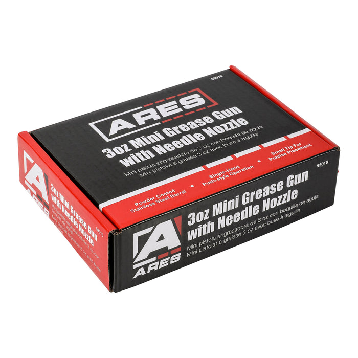 ARES 53010 - 3-Ounce Push-Type Mini Grease Gun