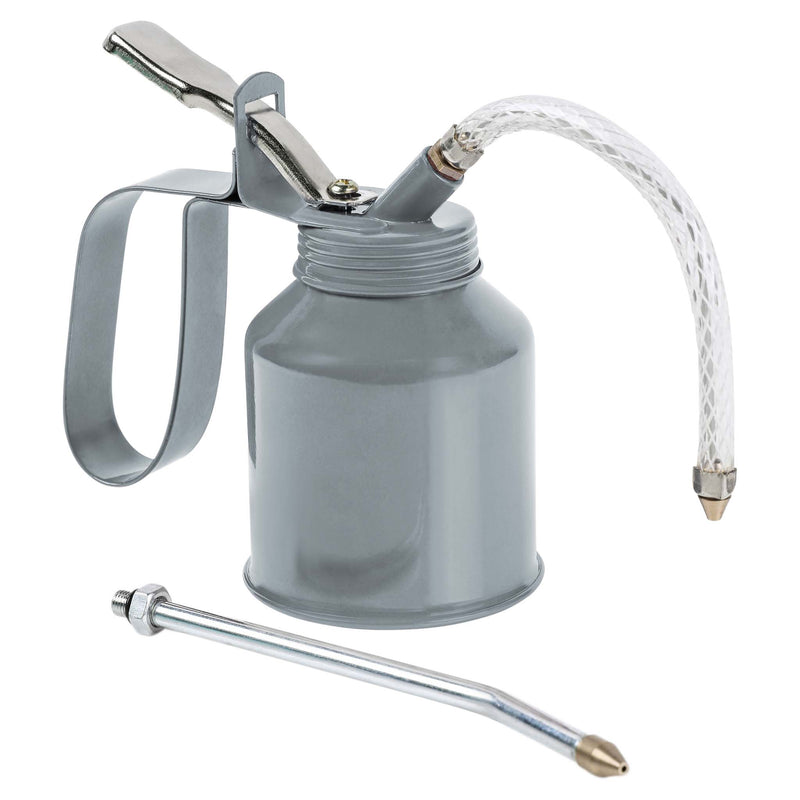4oz Gray Lever Style Oiler Can
