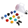 15-Piece Master No-Spill Oil Funnel Filling Kit