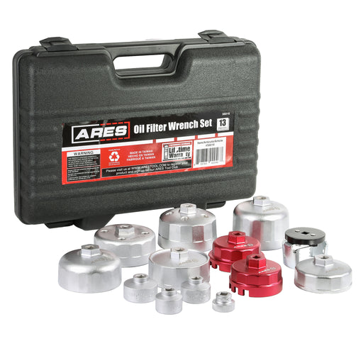 ARES 56016 - 13-Piece Oil Filter Wrench Set — ARES Tool, MJD