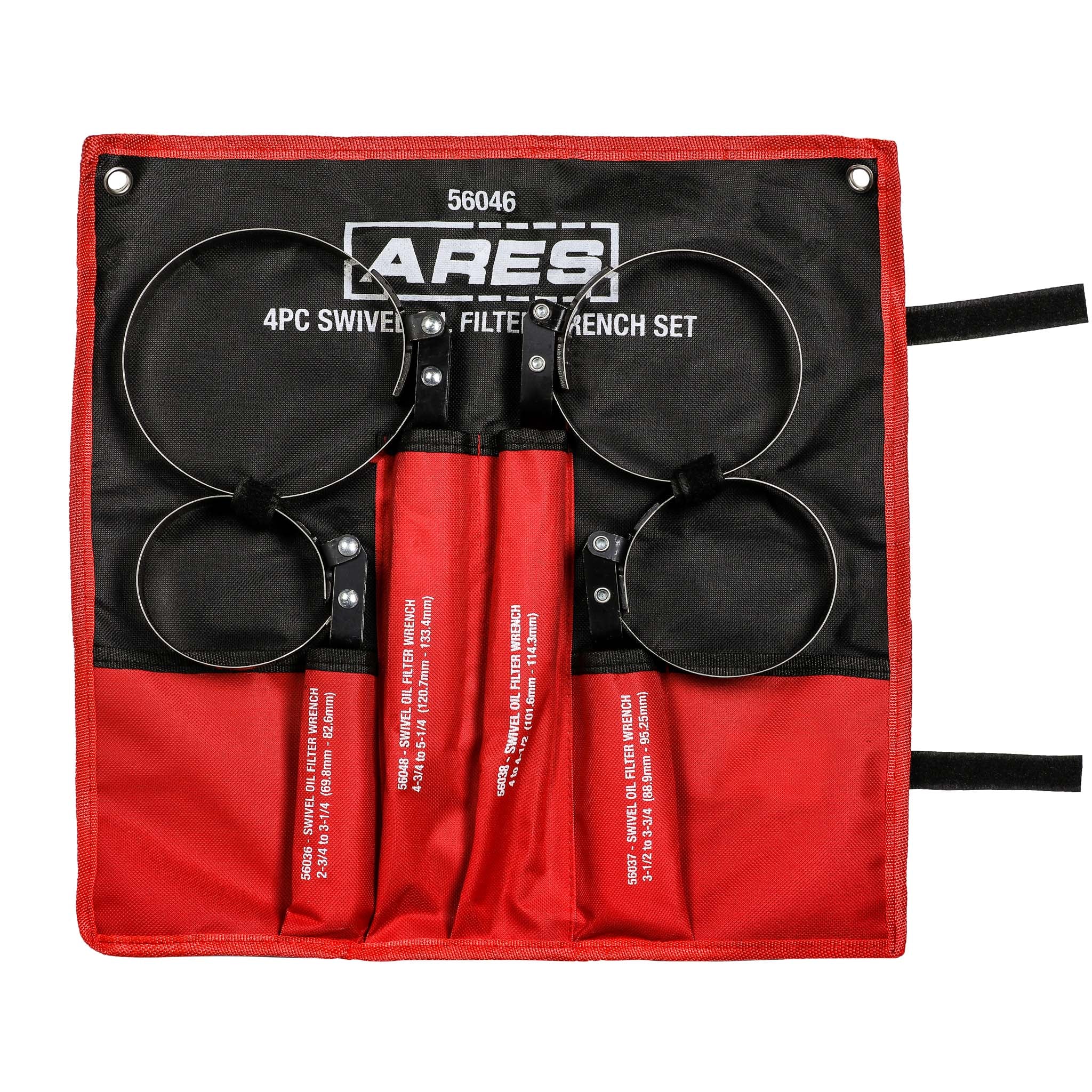 ARES 56032 - 12-Inch Oil Filter Pliers - 2 1/2-Inch to 4 1/2-Inch
