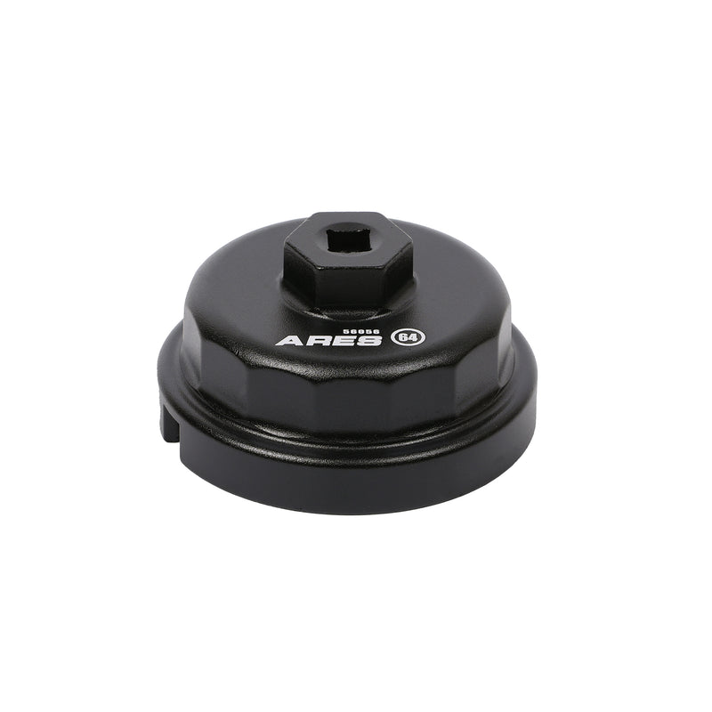 thumbnail image 2 of 64mm 14-Flute Oil Filter Cover Wrench Socket – For Toyota Prius Lexus, 3/8in Drive 2 of 2