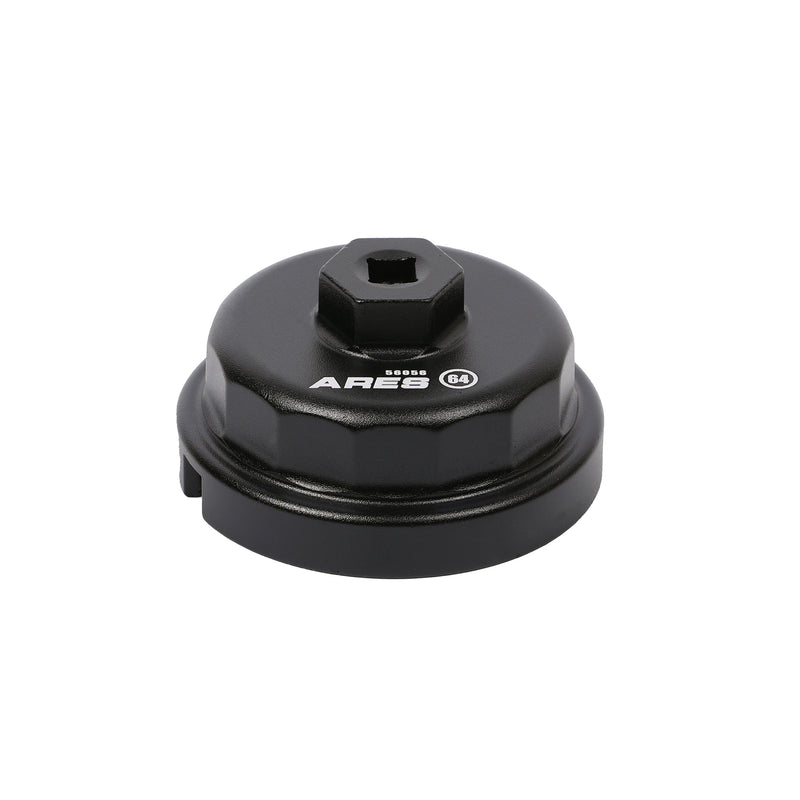 64mm Black Oil Filter Wrench for Toyota and Lexus V6 and V8 Engines