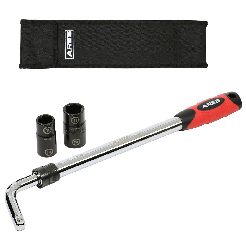 れん ARES 57001 - Heavy Duty Extendable Lug Wrench Set — ARES Tool, MJD