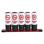 5-Piece 1/2-inch Drive Non-Marring Impact Lug Nut Socket Set