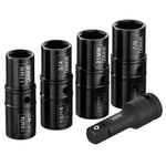1/2-inch Drive 5-Piece Flip Lug Nut Socket Set