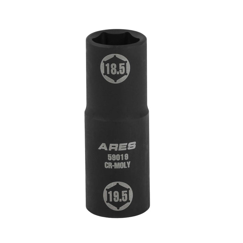 1/2-inch Drive 18.5x19.5mm Half Size Lug Nut Flip Socket