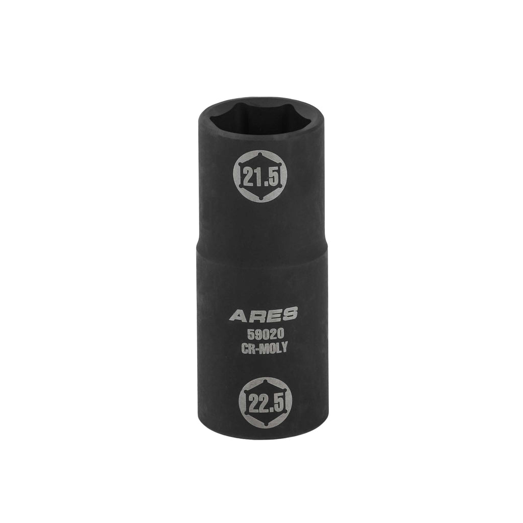 ARES 59020 - 1/2-inch Drive 21.5 x 22.5mm Half Size Lug Nut Flip