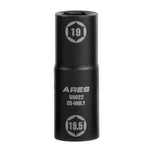 1/2-inch Drive 19 x 19.5mm Half Size Lug Nut Flip Socket