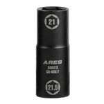 1/2-inch Drive 21 x 21.5mm Half Size Lug Nut Flip Socket