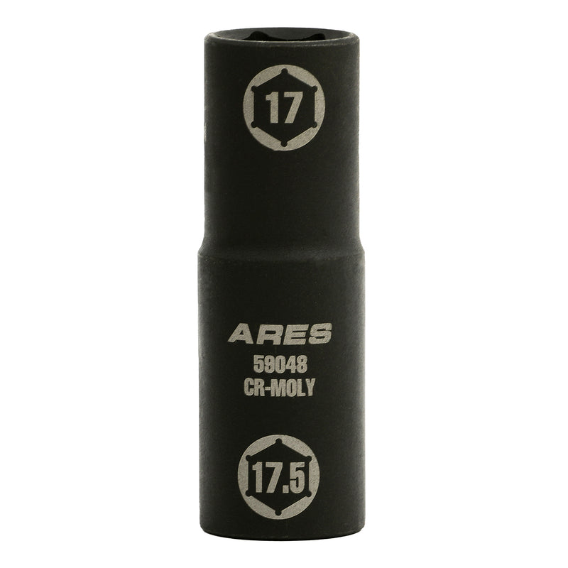 1/2-inch Drive 17 x 17.5mm Half Size Lug Nut Flip Socket