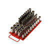 48-Piece Red Socket Organizer Tray
