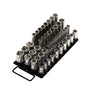 48-Piece Black Socket Organizer Tray