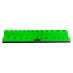 26-Piece 1/4-Inch Green SAE Magnetic Socket Organizer