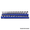 30-Piece 3/8-Inch Blue Metric Magnetic Socket Holder
