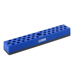 Blue 37 Hole Hex Bit Organizer with Strong Magnetic Base