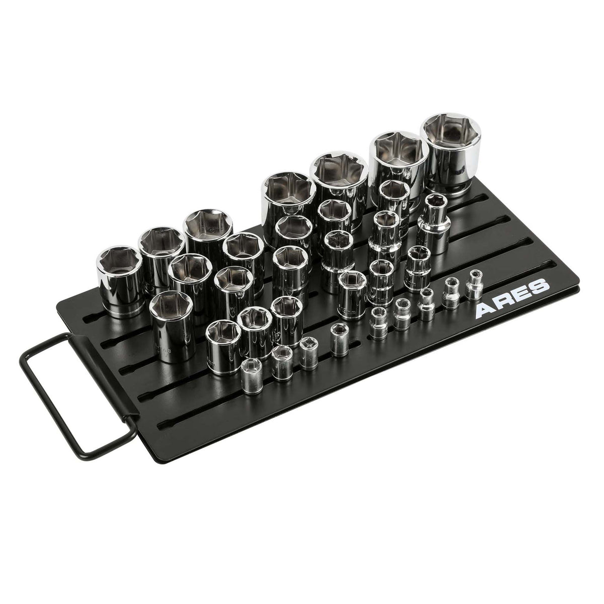 ARES 60032 - 36-Piece Magnetic Socket Organizer — ARES Tool, MJD