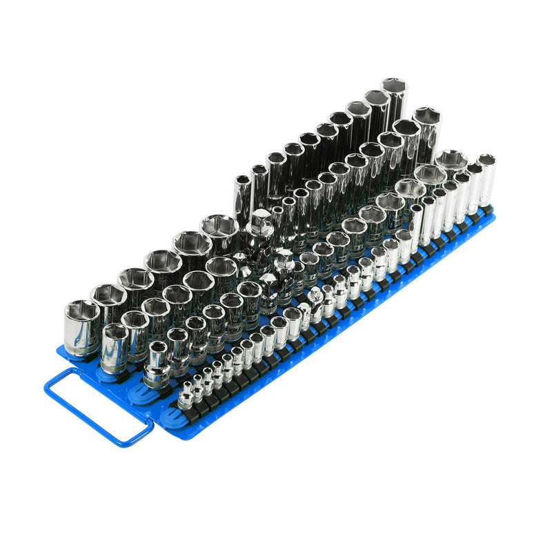 Blue 80-Piece Socket Holder