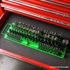 Green 80-Piece Socket Holder