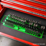 Green 80-Piece Socket Holder