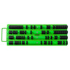 Green 80-Piece Socket Holder