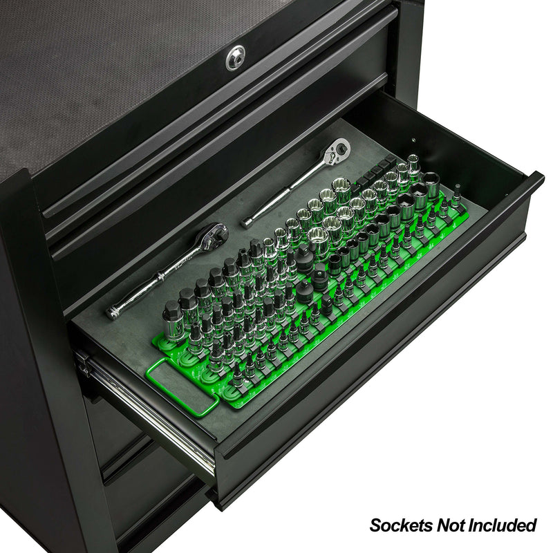 Green 80-Piece Socket Holder