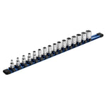 1/4" Drive Blue Aluminum Socket Rail