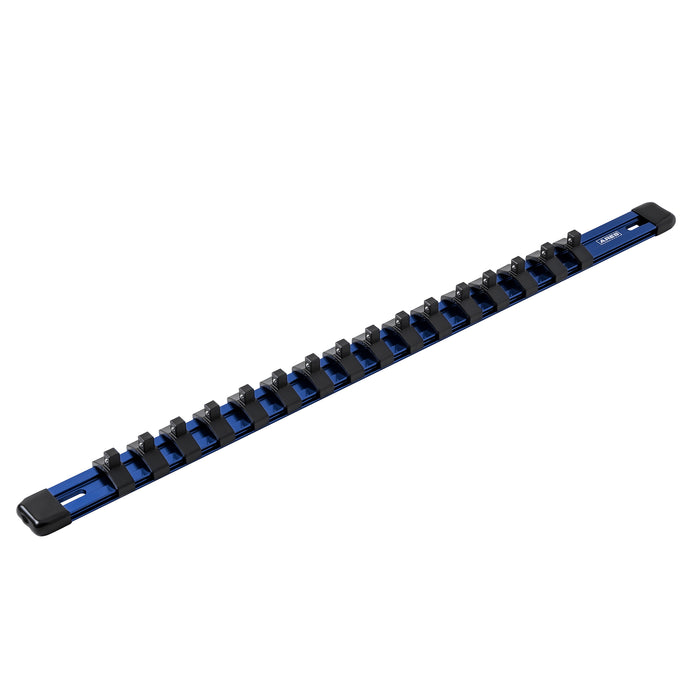 ARES 60042 - Riel de aluminio azul con accionamiento de 1/4"