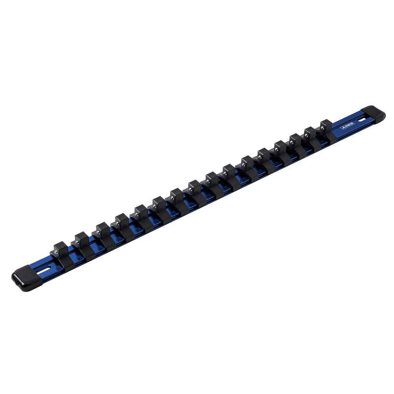 3/8" Drive Blue Aluminum Socket Rail
