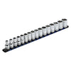 1/2" Drive Blue Aluminum Socket Rail