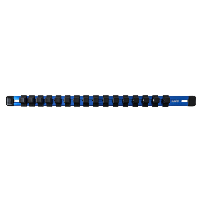 ARES 60044 - Riel de aluminio azul con accionamiento de 1/2"