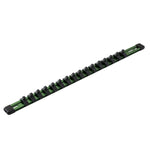1/4" Drive Green Aluminum Socket Rail