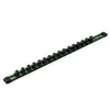 3/8" Drive Green Aluminum Socket Rail