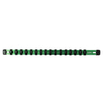 3/8" Drive Green Aluminum Socket Rail