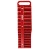 28-Piece 3/8-Inch Drive Red Magnetic Socket Holder