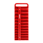 3-Piece Red Magnetic Socket Holder Set