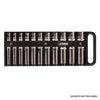 3-Piece Black Magnetic Socket Holder Set