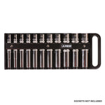 3-Piece Black Magnetic Socket Holder Set
