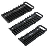 3-Piece Black Magnetic Socket Holder Set
