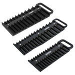 3-Piece Black Magnetic Socket Holder Set