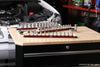 3-Piece 15.5-Inch Red Twist Lock Magnetic Socket Rail Set