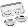 3-Piece Magnetic Tool Tray Set