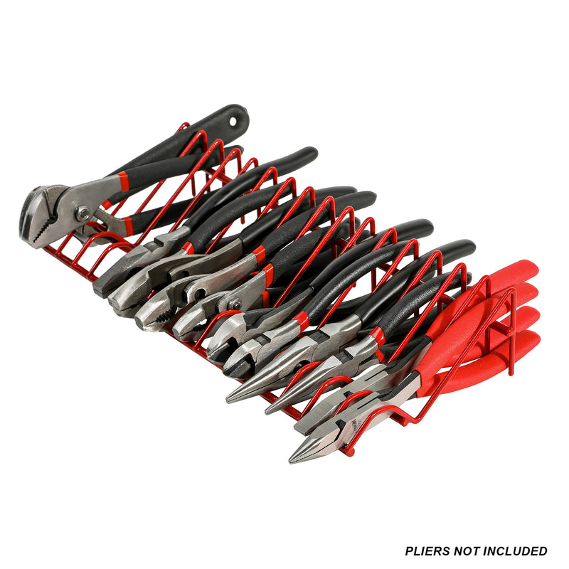 16-Slot Red Plier Rack