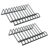 2-Piece Black 10 Slot Plier Rack Set