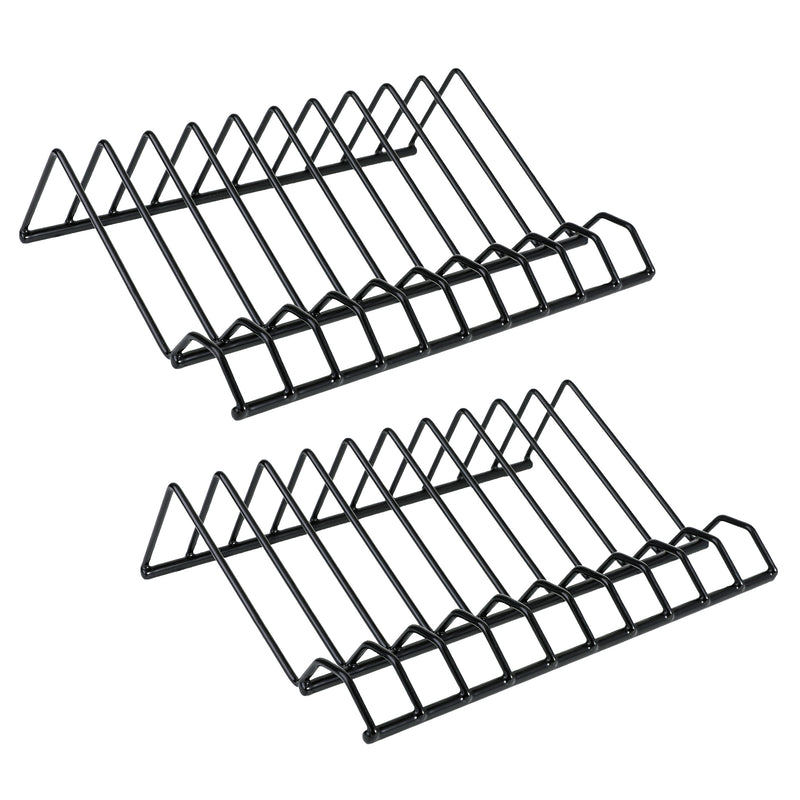 2-Piece Black 10 Slot Plier Rack Set