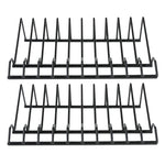 2-Piece Black 10 Slot Plier Rack Set
