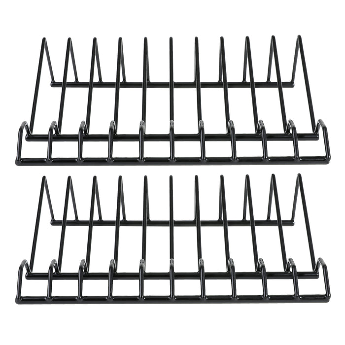 2-Piece Black 10 Slot Plier Rack Set