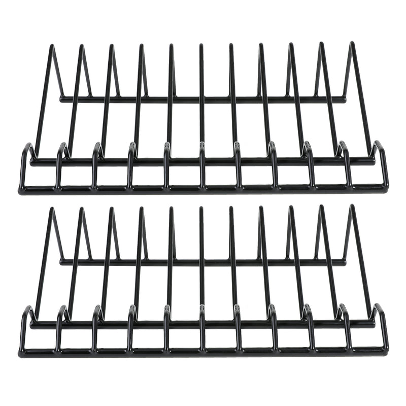 2-Piece Black 10 Slot Plier Rack Set