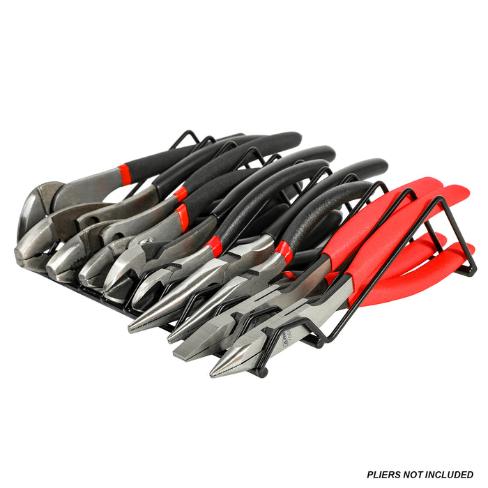 2-Piece Black 10 Slot Plier Rack Set